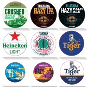 Beers on tap